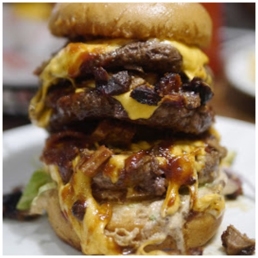 The Devestator. The burger that put Hoxton Square's Red Dog Saloon on the map.
